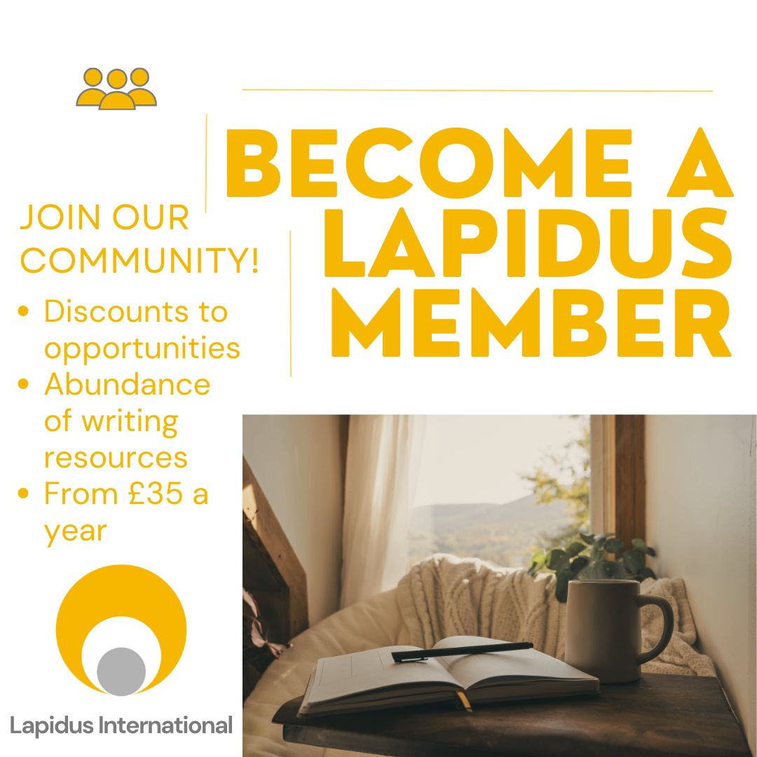 There are so many reasons to become a Lapidus member! From access to our journal archive and magazine, to joining regional groups and connecting with other writers in your area. Explore all the benefits and sign up today using the link below: lapidus.org.uk/members/why-jo…