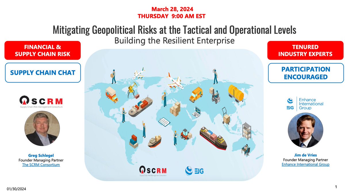 Supply Chain Risk Management Consortium tweet media