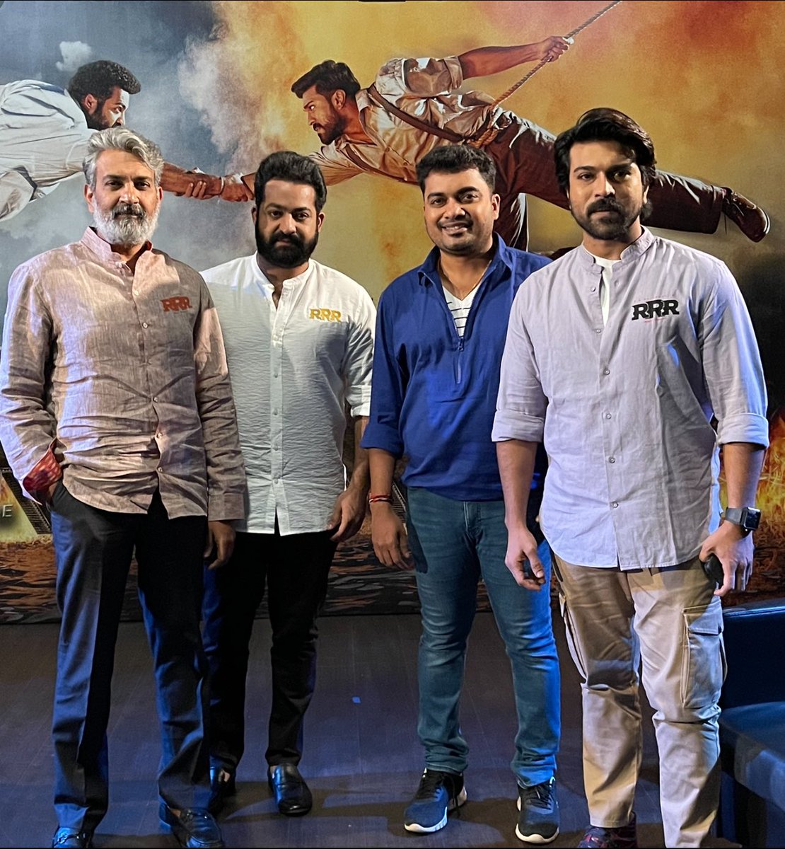 2 years, 2 storms, 2 together shook the world!! 🔥🌊❤️ #RRRMovie Proud to work with #RRR teams kerala promotions as PRO Thank You @ssrajamouli sir @ssk1122 sir @AlwaysRamCharan sir @tarak9999 sir @shibuthameens sir , @trulypradeep sir and team @RRRMovie , team @hr_pictures…