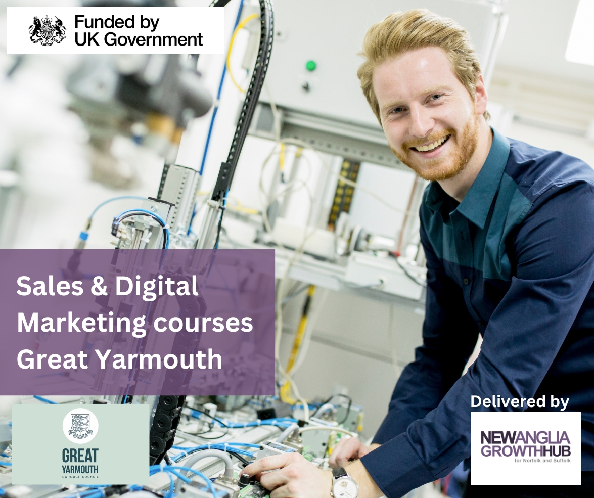 ⚡THIS WEEK! Looking forward to #DigitalMarketing course 'The Art of #Brand #Storytelling', Thu 28 March in #GreatYarmouth, #Norfolk! ▶️Book eventbrite.co.uk/e/digital-mark… With @greatyarmouthbc, @NorfolkLibs & @BIPCNorfolk. Funded through the UK Shared Prosperity Fund. #SME #ukspf