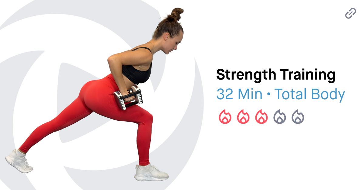 Our newest FREE workout provides a whole body burn in 30 minutes! The strength intervals in this routine are bookended by bouts of cardio to get your heart rate up. “This routine makes for a great opportunity to practice mental toughness!” — Erica gofb.info/WholeBodyBurn