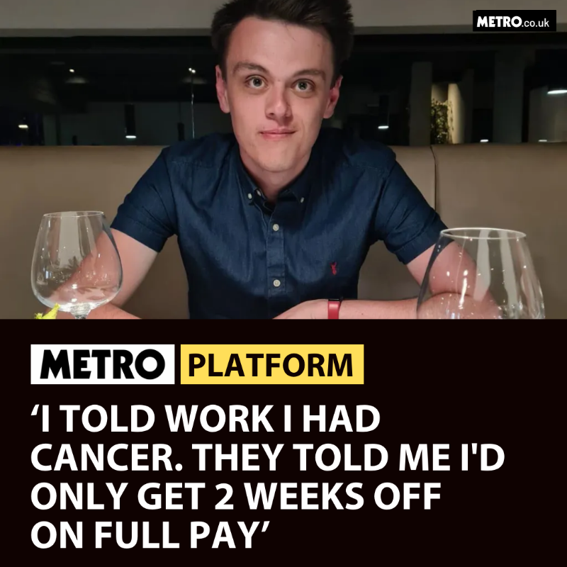 MetroUK's tweet photo. He worked for a big supermarket chain for 6 years, never had much time off, worked through the pandemic and didn't even think about sick leave

'I couldn’t believe I could work all those years, then get so little financial help from my employer'