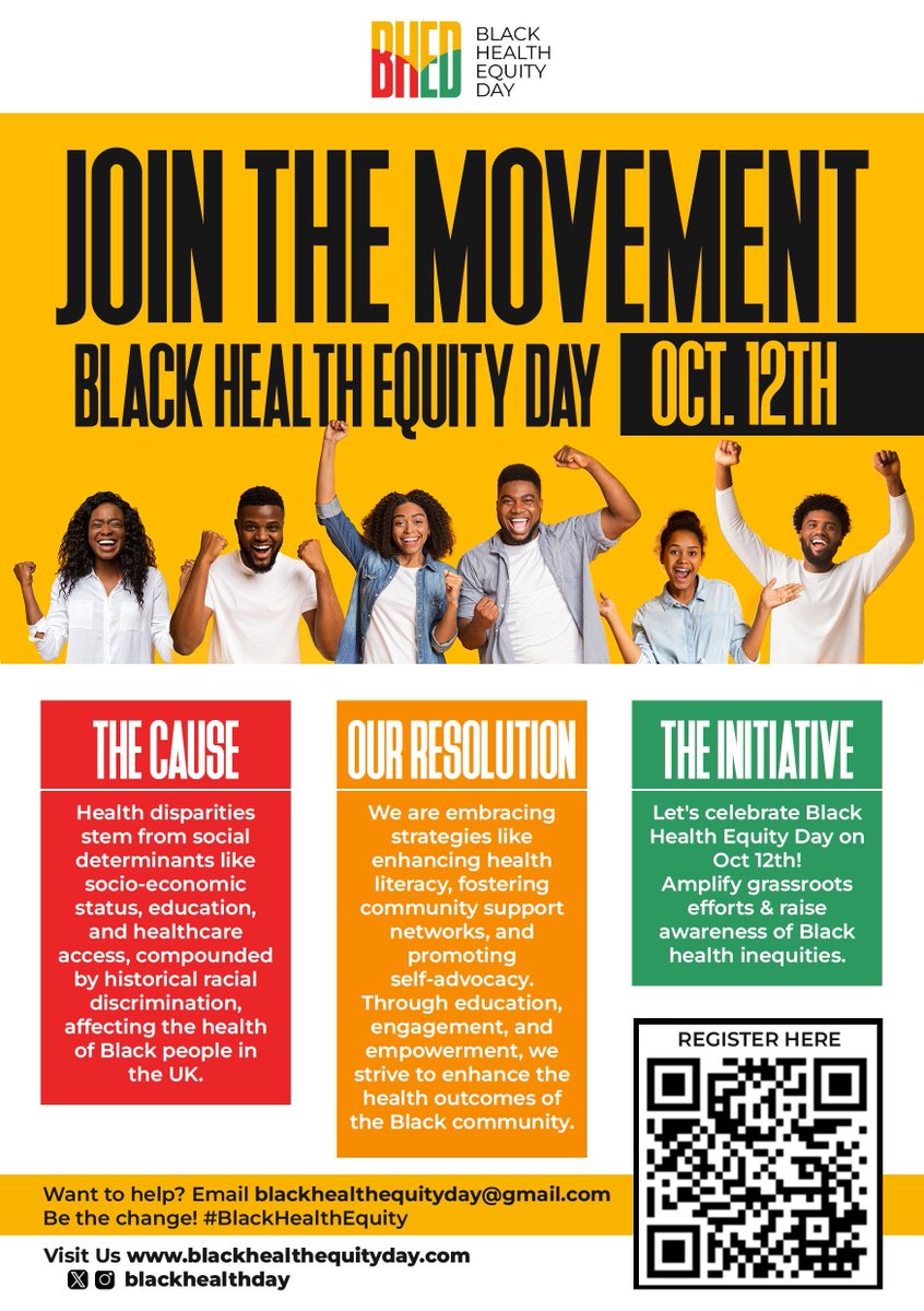 A movement is happening! Join @drshocares at the @blackhealthday here at #BlackHealthSummit24