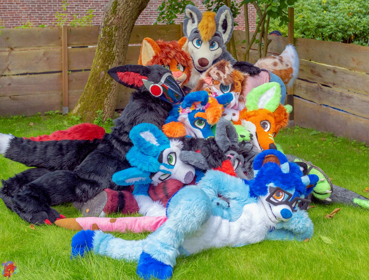 Enjoy this pile of flooofs this #miesdoMonday <3

#fursuit #furry