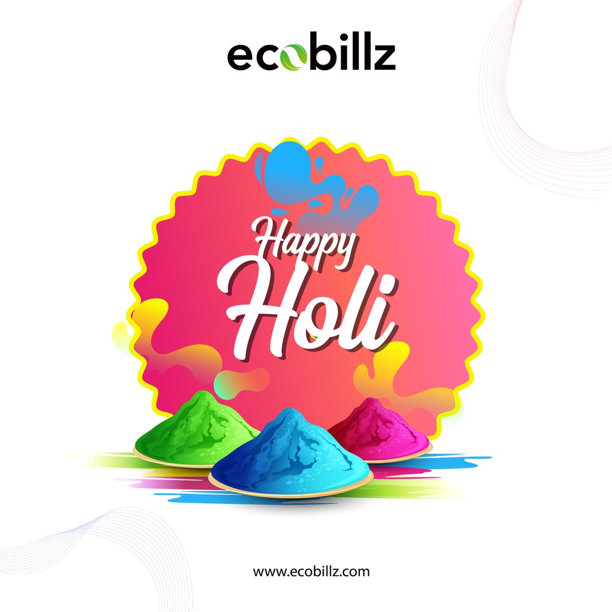 @Ecobillz Private Limited wishing you a Holi filled with the color of joy, laughter and joy ! #holi #holi2024 #happyholi #joy #laughter #festivalofcolours #warmth #heart #brightness #automation #hospitality #hospitalitytech #hospitalitytechnology