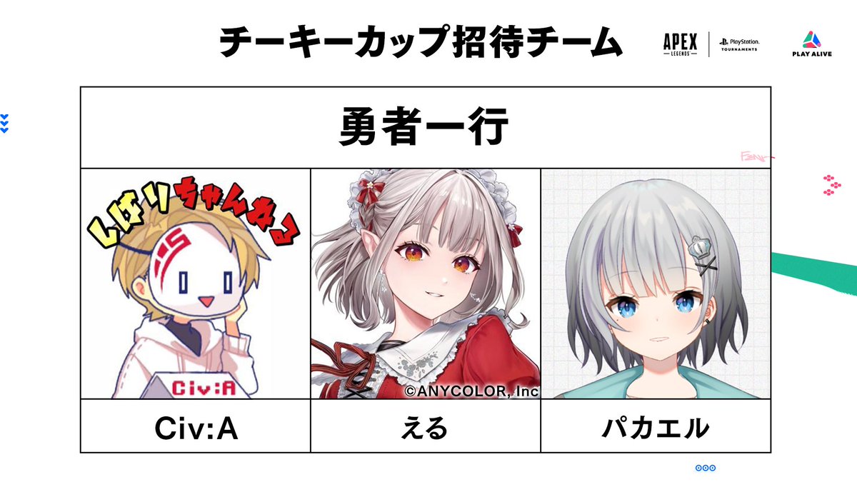 🗼える🗼にじさんじ所属 (@elu_world) on Twitter photo このあと21時から!
【APEX】チーキーカップw/CivAさん、パカエルさん【にじさんじ/える】 youtube.com/live/3HFufC_zN… <a href="/YouTube/">YouTube</a>より このあと21時から!
【APEX】チーキーカップw/CivAさん、パカエルさん【にじさんじ/える】 youtube.com/live/3HFufC_zN… <a href="/YouTube/">YouTube</a>より