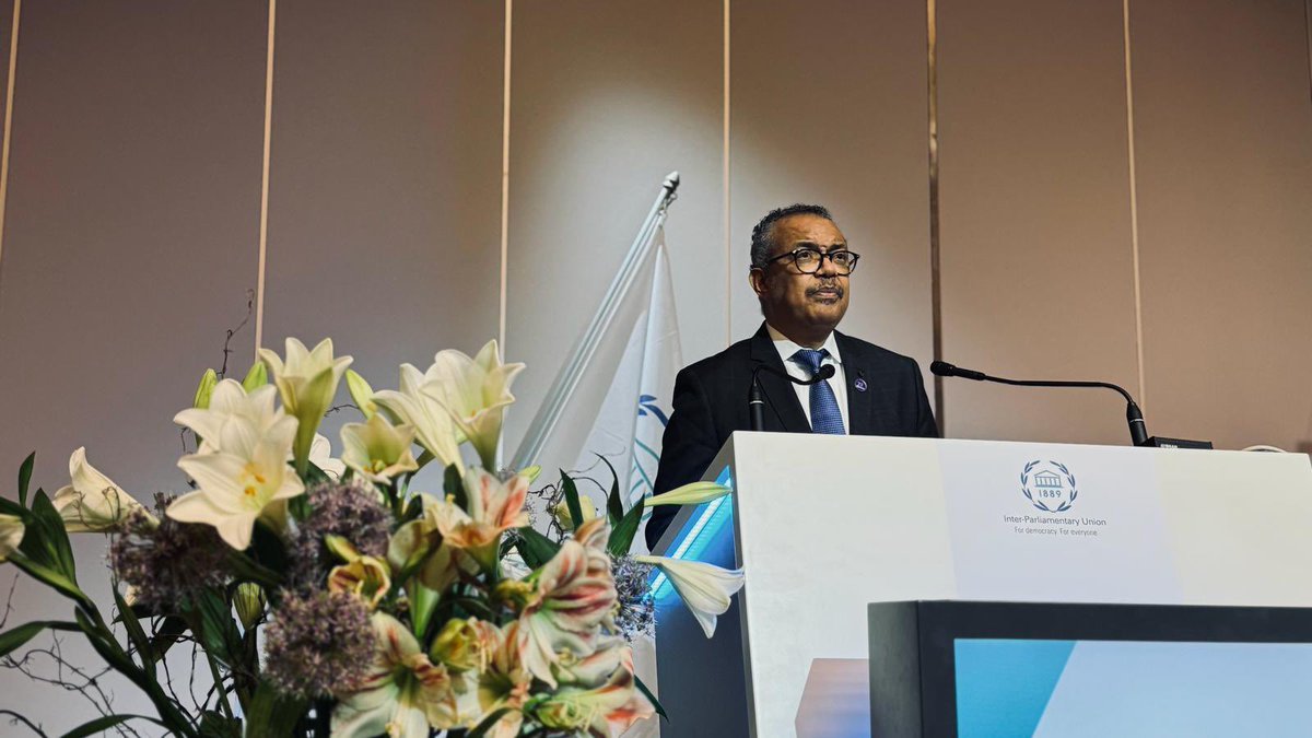 IPUparliament's tweet photo. A #PandemicAccord can help:
- equip #health workers better
- equitable production of #vaccines, medicines + tests
- detection of new outbreaks
- improve cooperation btw countries
- protect individual rights + freedoms
#AreWeReady/#GetItDone/#MakeItHappen 
@WHO @DrTedros 
#IPU148 https://t.co/He6rn9QLLW