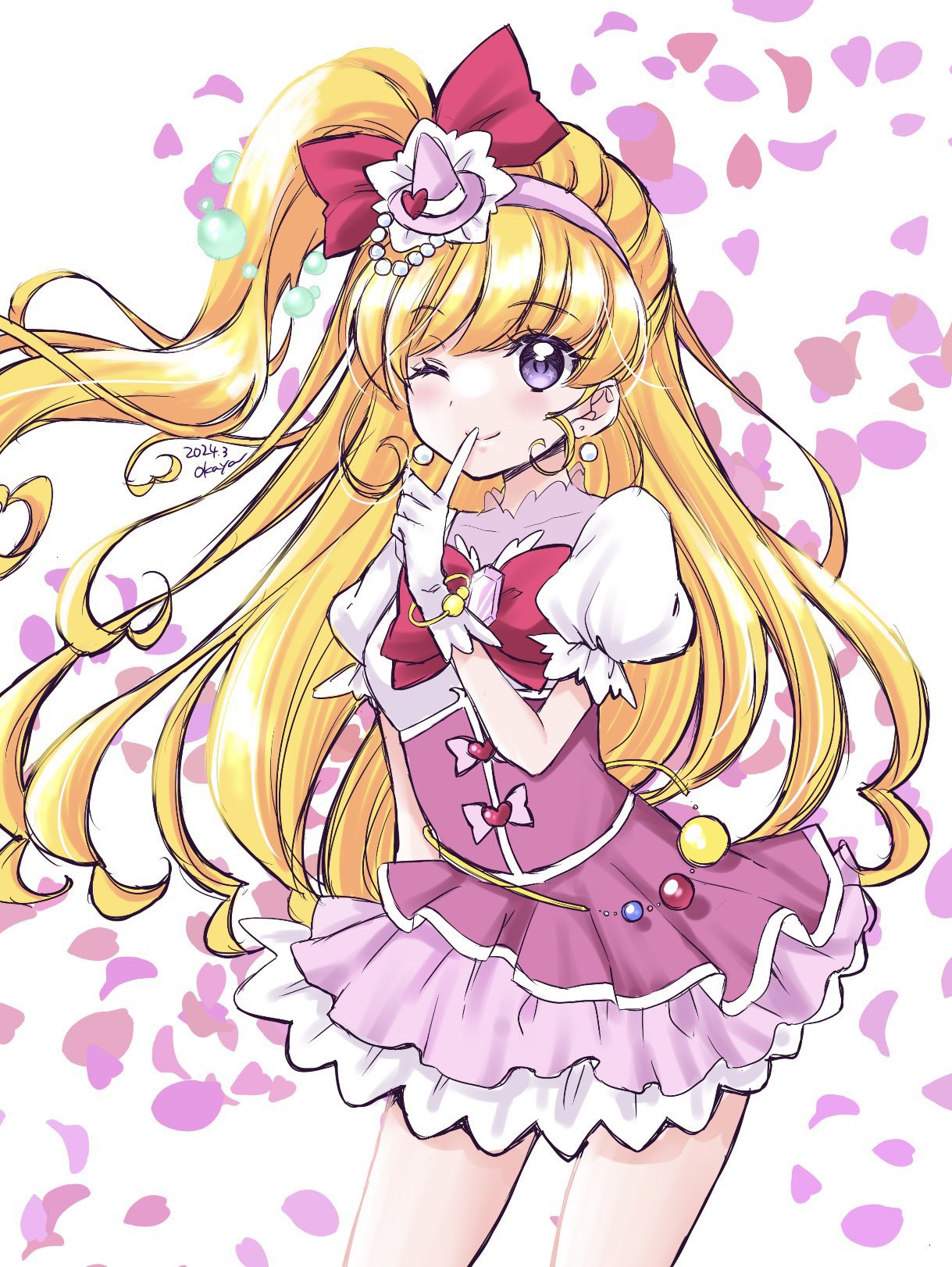 キュアミラクル
キュアマジカル
クッションカバーCG プリキュア20周年 ステッカー キュアミラクル 魔法つかい