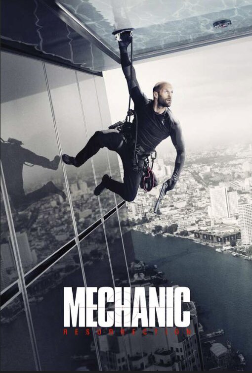 #NowWatching #MechanicResurrection 🔧🍿#JasonStatham #JessicaAlba #TommyLeeJones #MichelleYeoh