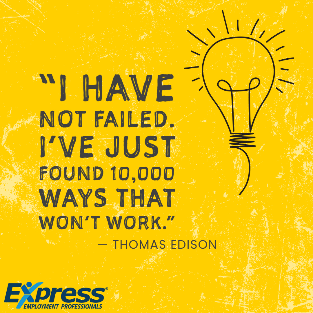 It's important to remember that failure is simply a stepping stone to success. #MotivationMonday #ExpressPros