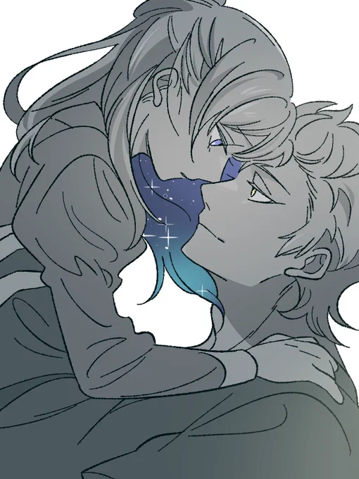 支部のログに入ってるけどお気に入りだからこっちでも上げちゃう ウルネムの概念絵です 