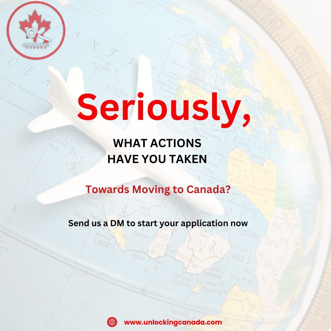 You haven’t taken any action yet, but you wish to live in Canada.🇨🇦 Today is the day to act. Send a DM