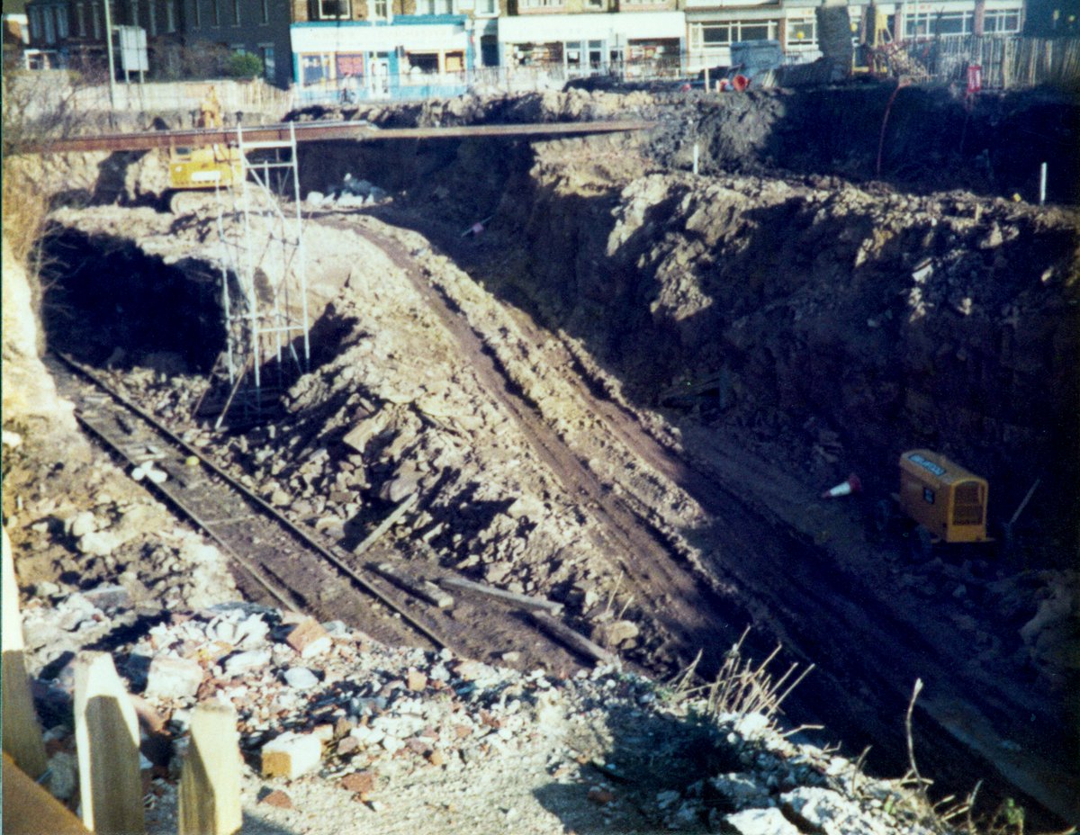 How amazing are these images showing the excavations made prior to the opening of Chichester Metro Station? Can you believe this @My_Metro station opened exactly 40 years ago today?