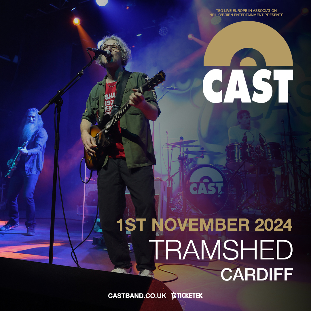 Fresh from the release of their latest album 'Love Is The Call', Cast will be coming back to Tramshed!🎸 Tickets go on sale at 10am on Friday - set your alarms!⏰