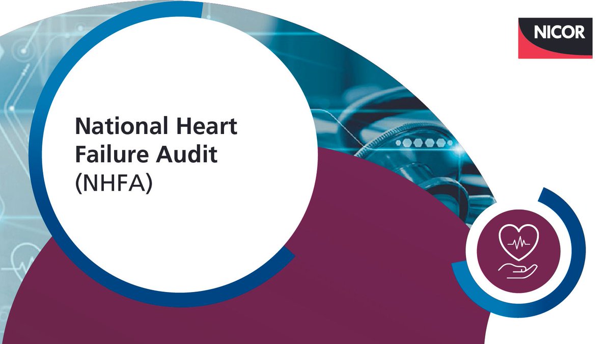 We work with hospitals and healthcare bodies to collect and analyse data to improve outcomes for heart failure patients. Find out more here: nicor.org.uk/national-cardi… @NHSEngland @BSHeartFailure #HeartFailure