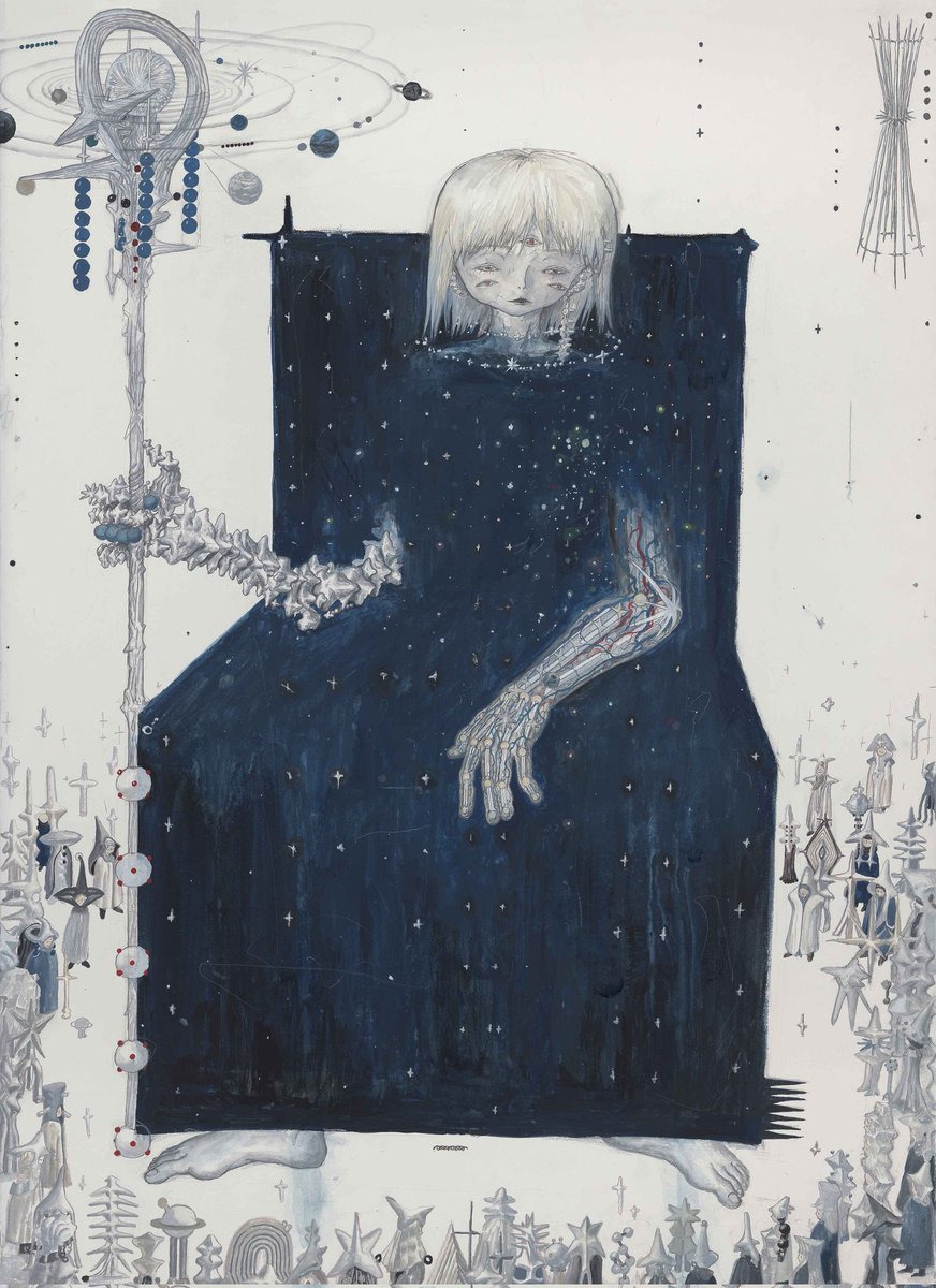 LZDGEAR's tweet image. [ 银极聚合 ]
 
水彩纸本，79.5x58cm