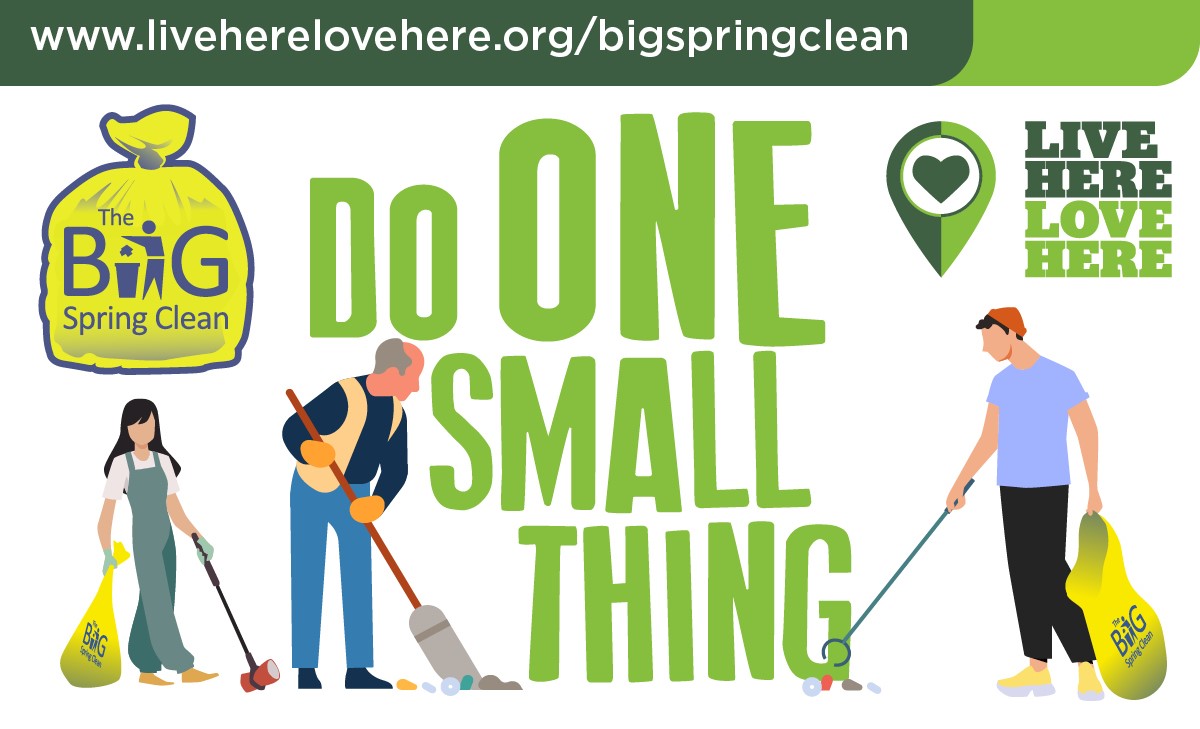 Taking part in the BIG Spring Clean 2024? Make sure to register your clean-up event throughout March & April: forms.office.com/e/D2zKDTgRfg Don't forget to log your results on our litter log: forms.office.com/e/1vsB5X0nqh Make it count! liveherelovehere.org/bigspringclean #bigspringclean