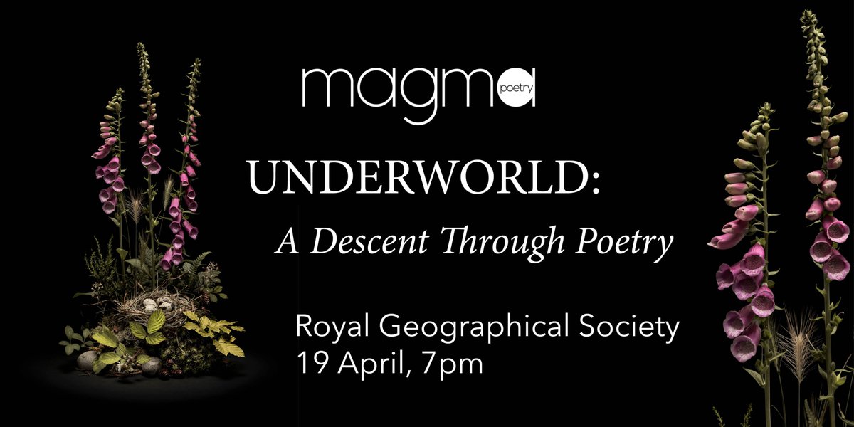 We are launching Magma 88 'Underworld' in London on Fri 19th April at @RGS_IBG An evening of readings and screenings... Tickets here: rgs.org/events/upcomin…