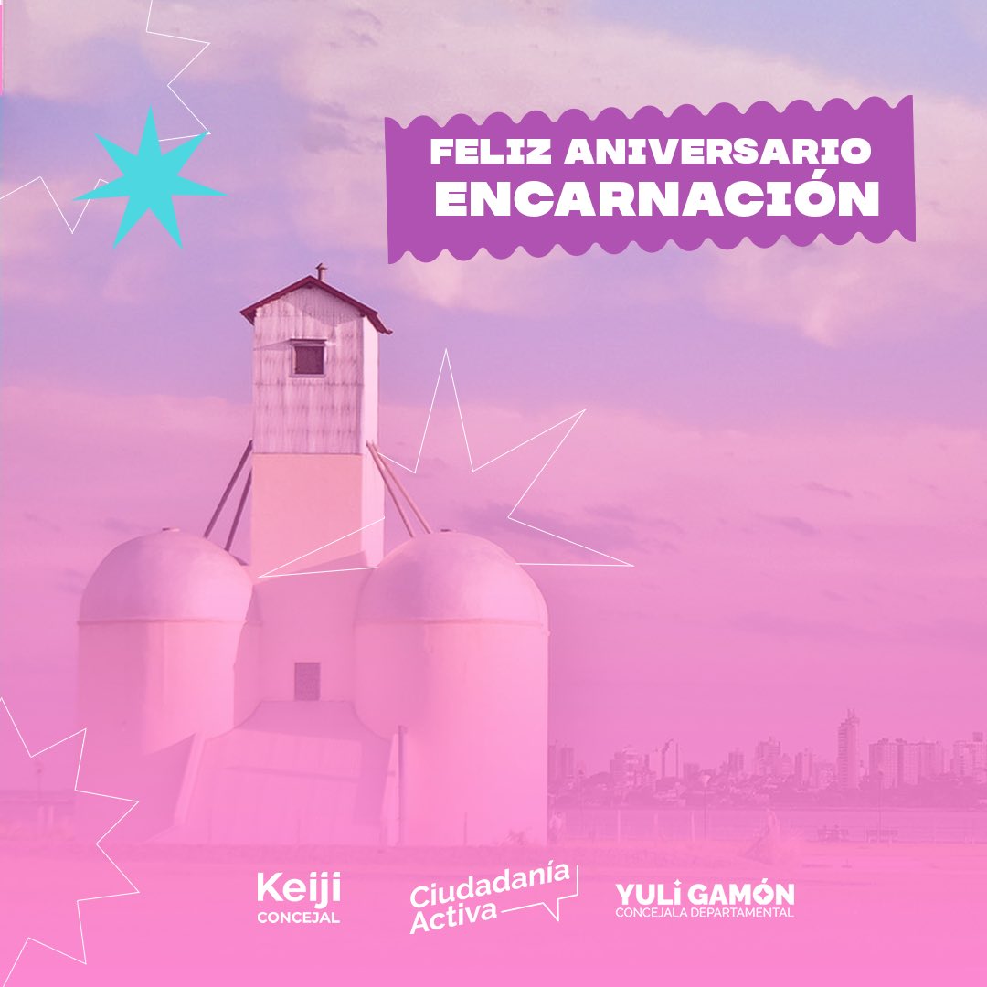 Historia, transformación y resiliencia ✨

Honramos tus 409 años con el compromiso de seguir trabajando por una ciudad con más oportunidades para todos y todas 🚀

¡Feliz Aniversario Encarnación! Capital del Departamento de Itapúa.

#CiudadaniaActiva #Encarnación #Itapúa