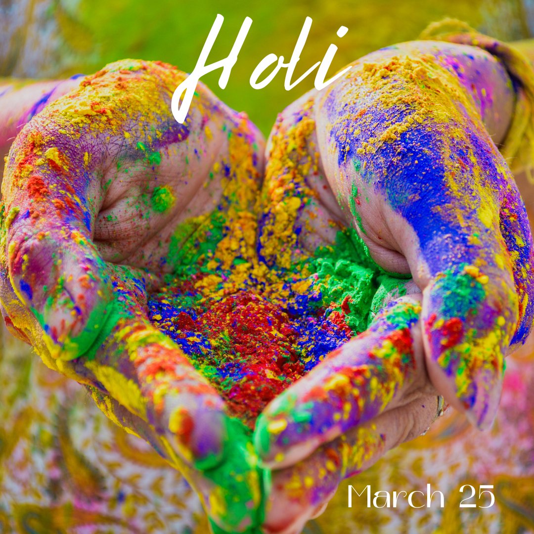 🎉 Happy Holi! 🌸 Let's celebrate the vibrant festival of colors 🎨 and the triumph of good over evil! 🙌 Learn more about this joyous Hindu celebration of spring here: time.com/5799354/what-i… 🌺 #Holi #FestivalOfColors #GoodOverEvil 🌈
