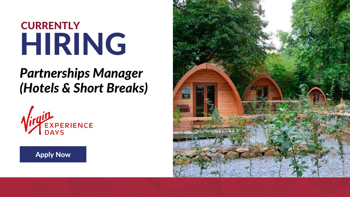 Are you passionate about creating extraordinary experiences in the #hospitality sector? @VirginExp is seeking a Partnerships Manager to join their team! In this role, you'll be at the forefront of sourcing key contacts and pitching to win new partnerships. bit.ly/3TAaTth