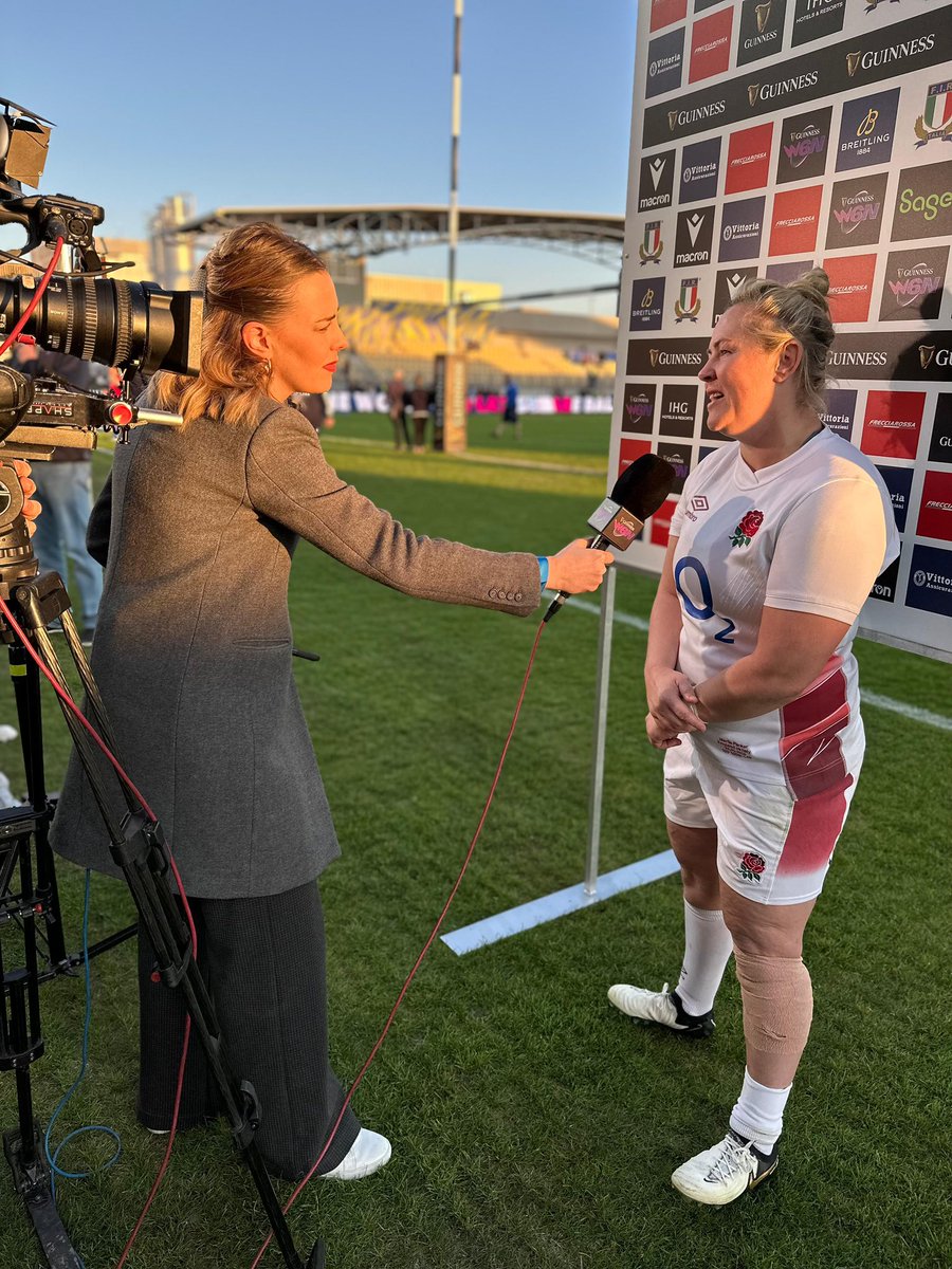Absolute warrior! What an honour to have been there to see you earn your 100th cap @MarliePacker ! 

@womenssixnations #GuinnessW6N 

(And a special thanks to @nickheathsport for these lovely shots! And Parma for that gorgeous afternoon light 🥰!)

@whispercymru x @bbcsport