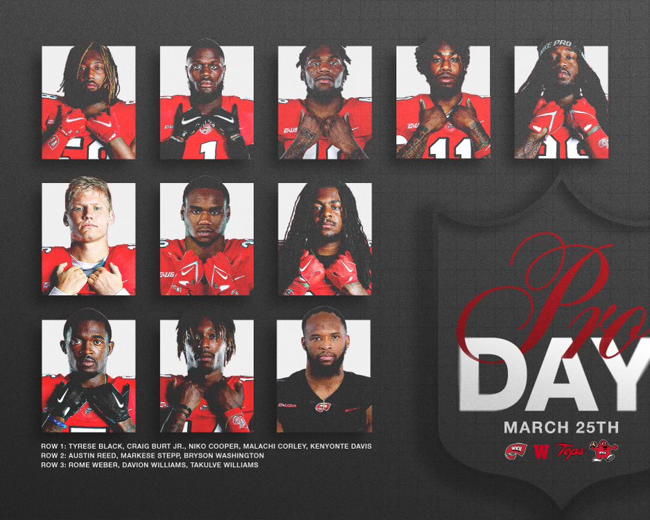 Pro Day on the Hill‼️ One last time for these Seniors 😎 #ProTops