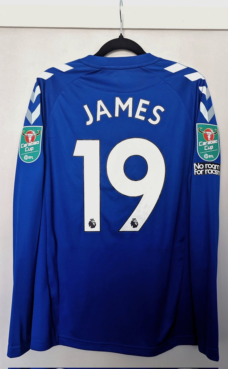 🔵 Selling this match prepared James Rodriguez shirt from the Carabao cup against West Ham 🇨🇴 Looking for £220 including UK postage 👍 RTs appreciated!