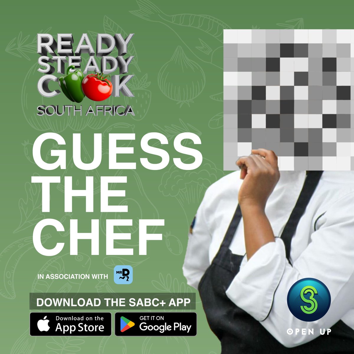 Tag a chef you would like to see as our guest on the next episode of #ReadySteadyCookSA.

#ChannelABetterYou 
#NewEntertainment #S3OpenUp