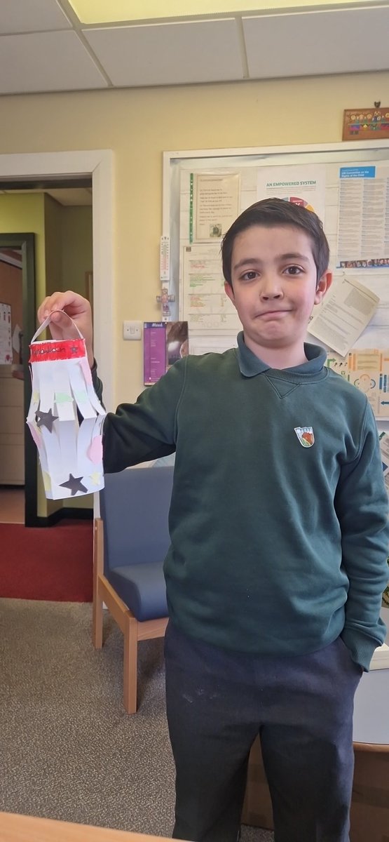 This pupil has made a Ramadan Lantern. We think it is beautiful. #faith