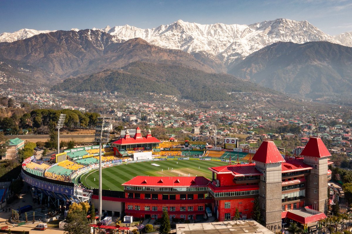 Pleased to announce you can BUY a framed print of my drone shot of Dharmashala cricket stadium from the @TheBarmyArmy website. 50% of profits go to @theCALMzone. Many thanks to @chuckadolphy and Rodney for their help. Buy here ⬇️ barmyarmy.store/products/dhara… #INDvENG #dharamshala