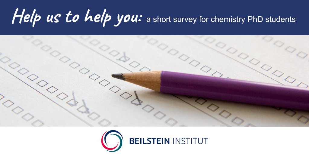 Attention chemistry PhD students 👩‍🔬 👨‍🔬! We need your opinion: What should your uni teach but doesn't? 🔗 docs.google.com/forms/d/e/1FAI… Pls give us 10 min of your time so that we can address your missing needs (hard/soft skills). Pls SHARE this survey w/ your fellow chemistry students!