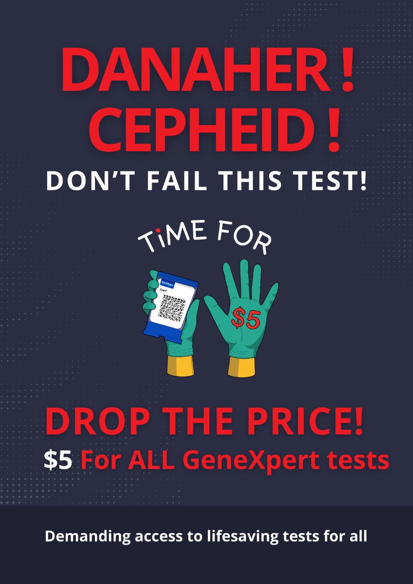 Support the petition by Médecins sans Frontières (@MSF) urging Cepheid, the producer of the vital GeneXpert test, to lower its price to $5 per test. Alliance for Public Health stands behind this initiative and calls on everyone to sign the petition. bit.ly/3TEVfNo