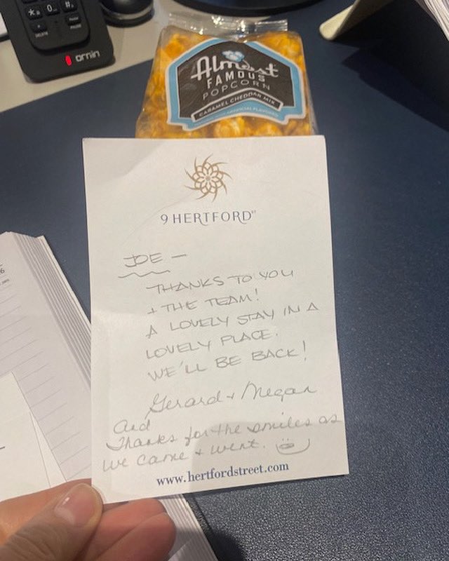 What a lovely start to the week! It means the world to us, knowing that our guests have enjoyed their stay.

📸 © 9 Hertford Street

#shepherdmarket #mayfair #londonbreak #londonstay #londonbreak #cometolondon #visitlondon #explorelondon #wheretostayinlondon #selfcateringinlondon