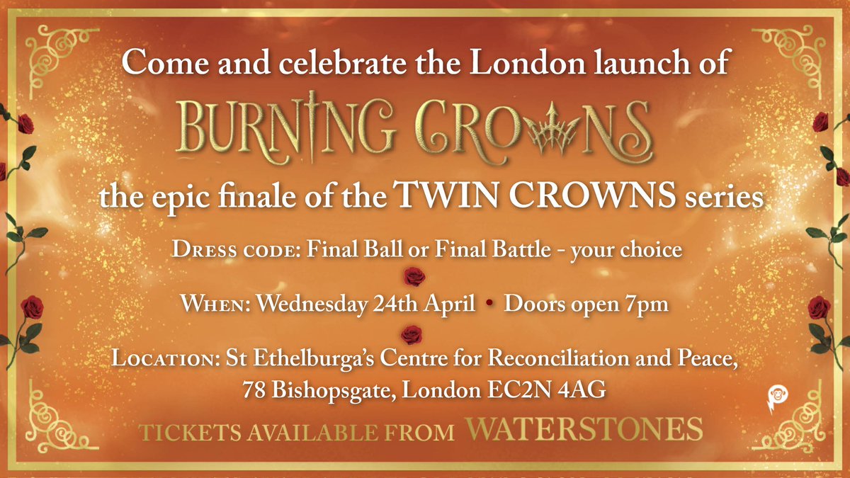 tickets for the launch of the epic finale to the TWIN CROWNS series are on sale now 👑🔥👑 come prepared for the final battle or final ball ⚔️💃