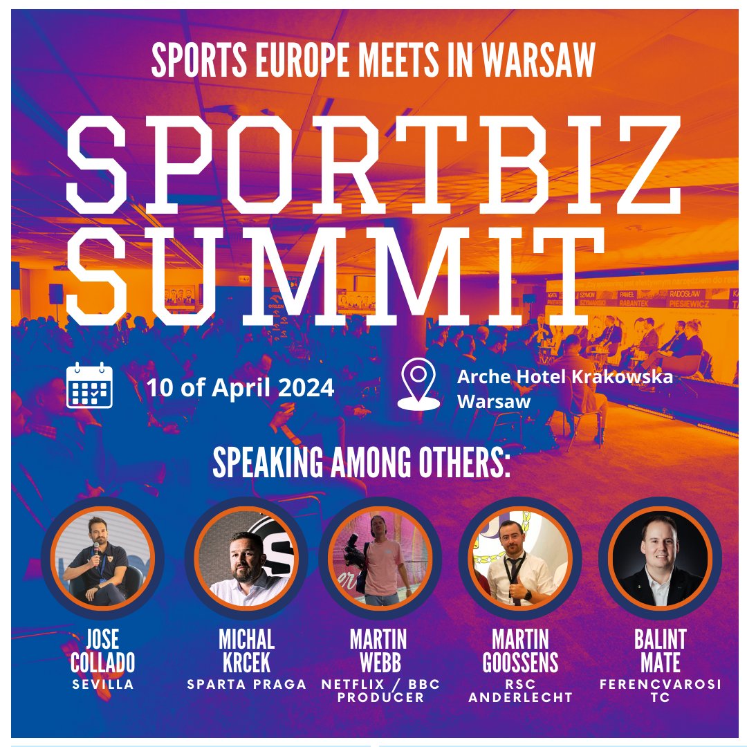 We are pleased to announce that, at the invitation of SPORTBIZ Network, on 10th April in Warsaw, we will be speaking at the 22nd edition of the international business and sports conference SPORTBIZ Summit 24. Among more than 60 speakers and participants from over 15 countries, we