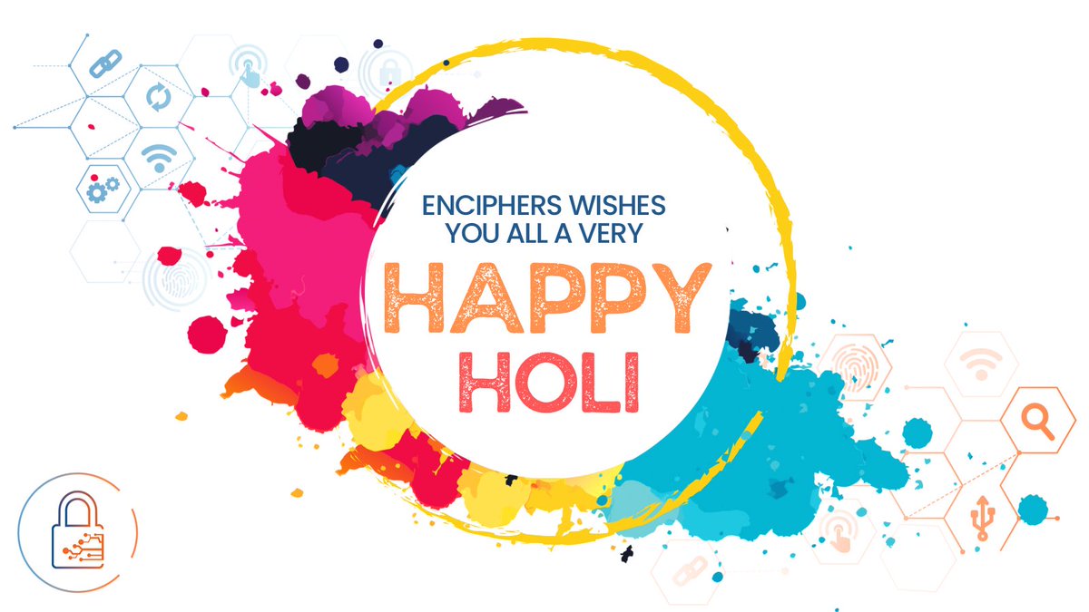 Wishing everyone a safe and secure celebration from all of us at Enciphers. Let's keep our digital world as vibrant and protected as the colors of this festive occasion. #HappyHoli #CyberSafety