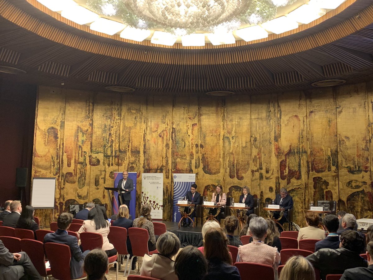 ASGunn's tweet image. The fifth Future of Higher Education - Bologna Process Researchers&apos; Conference opened by Adrian Curaj General Director of @UEFISCDI in Bucharest this morning. #bprc fohe-bprc.forhe.ro
