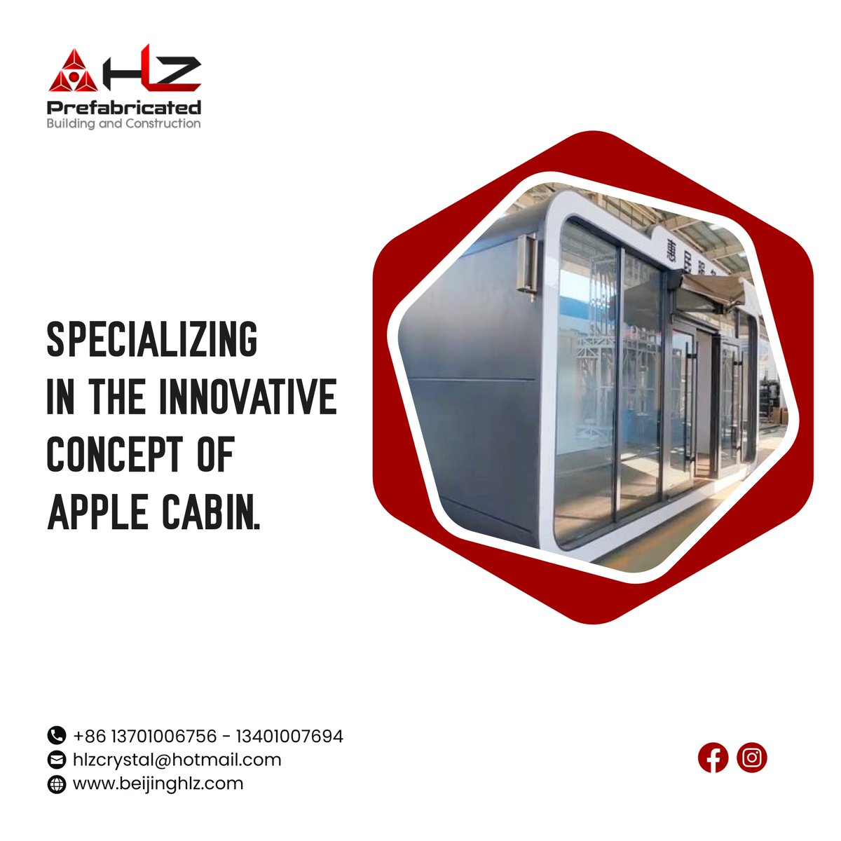 APPLE CABIN features a blend of modern design and functionality, providing a versatile and efficient living space.

#steelstructure #construction #constructionlife #constructiontechnology #steelconstruction #movablehouse #prefabricated #prefabricatedhome