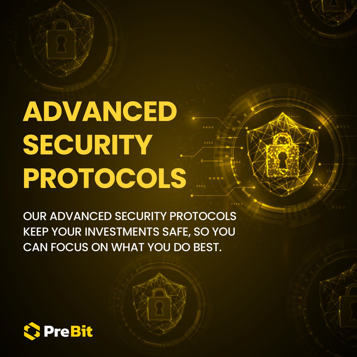 prebit_io's tweet photo. π‘οΈ Trade with peace of mind on Prebit. Our advanced security protocols keep your investments safe, so you can focus on what you do best. #Prebit
Visit now https://t.co/qrlmh0Homk https://t.co/HdAIhXCJsl