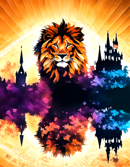 Silhouette eines Löwen – T-Shirt Design (sofort Downloaden) mode66.de/produkt/silhou… 
#mode66 #gratis #ki #bild #free #downloaden #tshirt #design #retro #shop #kostenlos #generiert #print #demand #pictures #image #ai
