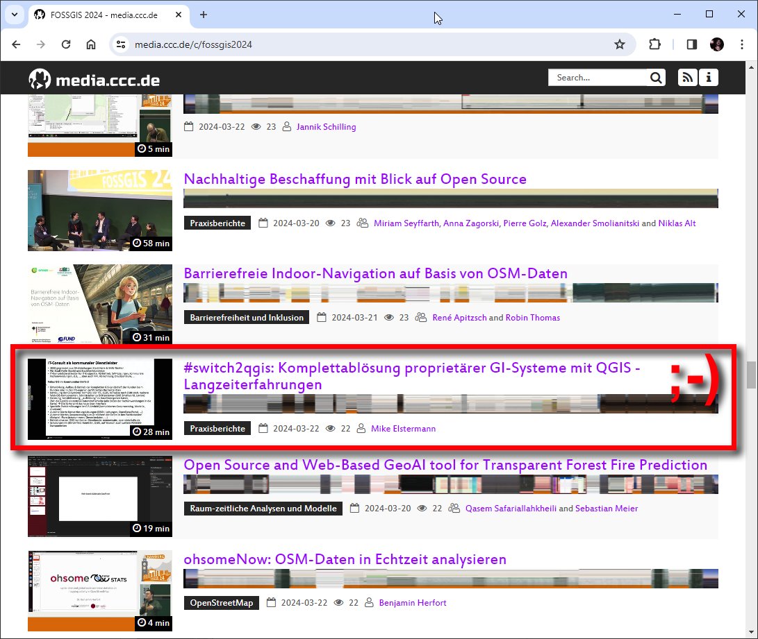 FOSSGIS 2024: Videomitschnitte online! geoobserver.wordpress.com/2024/03/25/fos… #fossgis #fossgis2024 #gistribe #gischat #foss4g #OSGeo #spatial #geospatial #opensource #qgis #switch2qgis #gis #geo #geoObserver pls RT @astroidex @FOSSGIS_Verein @FOSSGIS_Konf