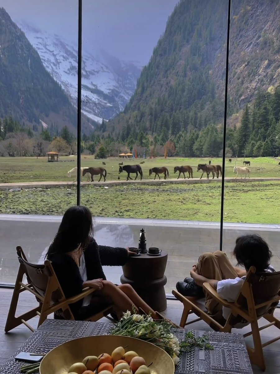 in the mountains for peace