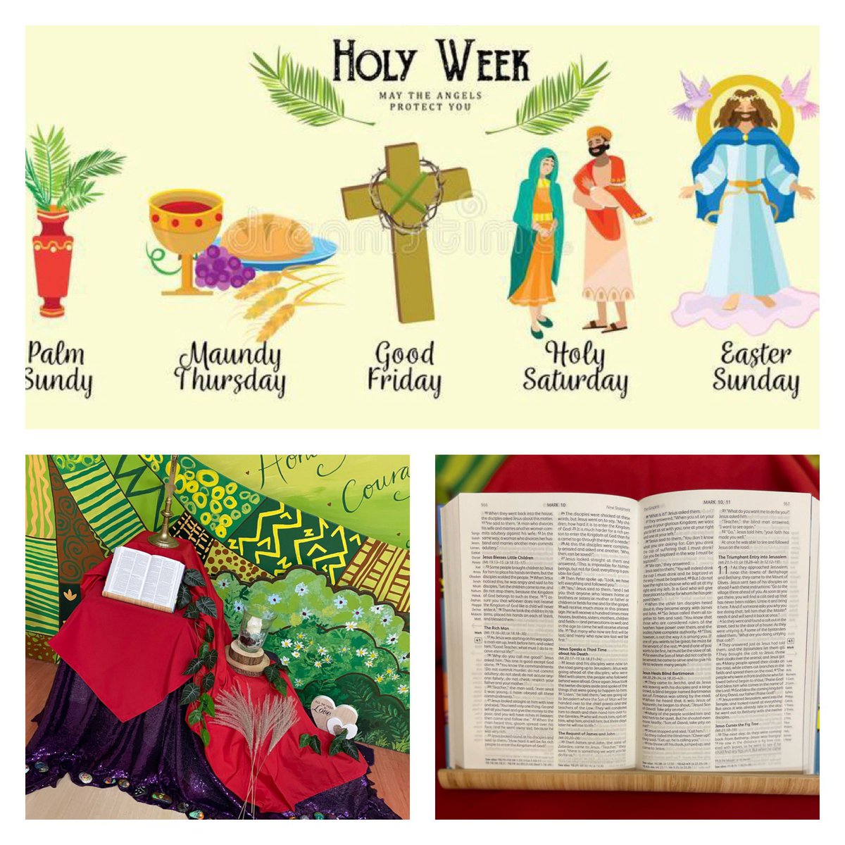 It’s Holy Week and we look for the positives in all we encounter. We focus on God’s great work and help others to flourish through our words and actions 🙏🏼💚 🕊️ @ALPSITnews