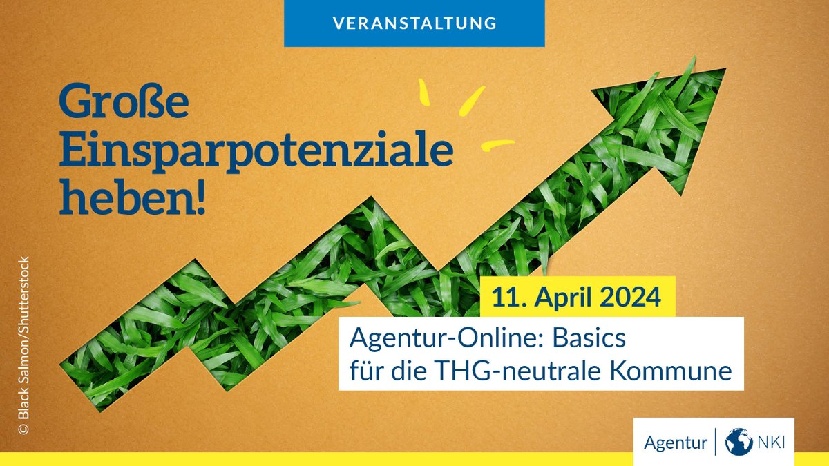 💪🌱 Level Up im #Klimaschutz: Mit welchen Maßnahmen #Kommunen die meisten Treibhausgas-Emissionen vermeiden können, erfahren Sie am 11.4. im Webinar der Agentur für kommunalen Klimaschutz gemeinsam mit dem @ifeu. Hier anmelden 👉 ow.ly/Z2Hb50QWurF