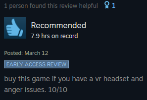 GexagonVR's tweet image. #ReviewOfTheWeek

GexagonVR prides itself in unintentional psycho-therapy.