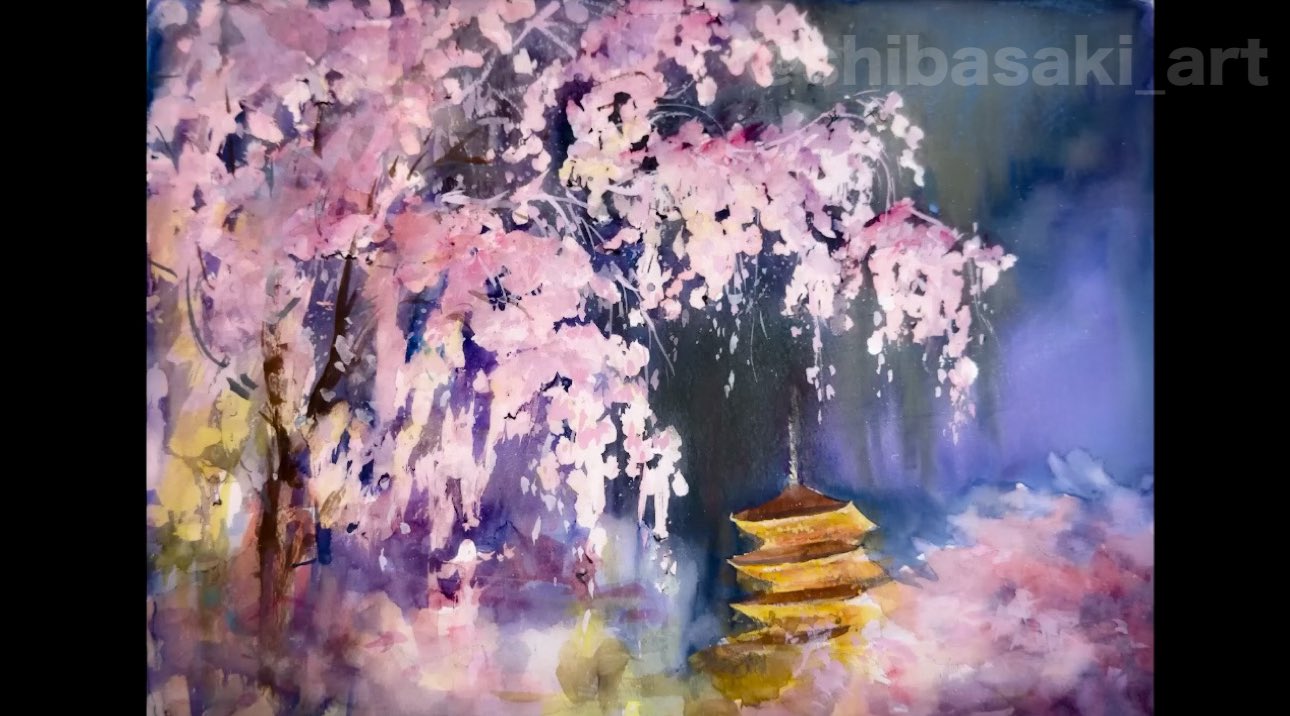 Watercolor by Shibasaki🎨柴崎春通 on X: 