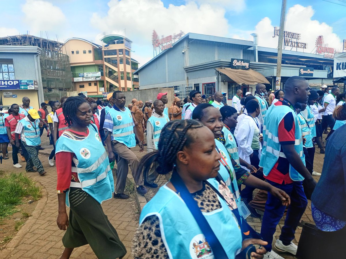 #WorldTBDay happening now in Kimorori grounds , Kenol, Murang'a County. March towards ending TB. #YesWeCanEndTB