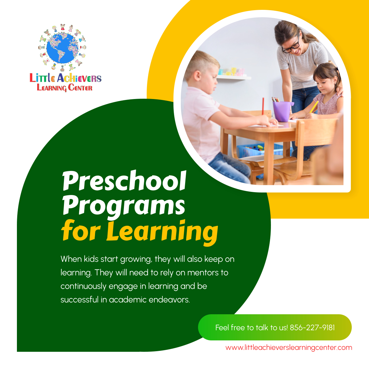 Little_ALC's tweet image. Learning starts by doing simple tasks, and that is what our Preschool programs are all about. Our tasks are aligned with different academic fields, ensuring continuous learning and development. 

#TurnersvilleNJ #PreschoolPrograms #ChildCare