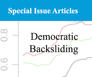 A special section from @ps_polisci - DEMOCRATIC BACKSLIDING - cup.org/3SeRhvc @APSAtweets #PSA24